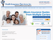 Tablet Screenshot of insurancebrokerillinois.com